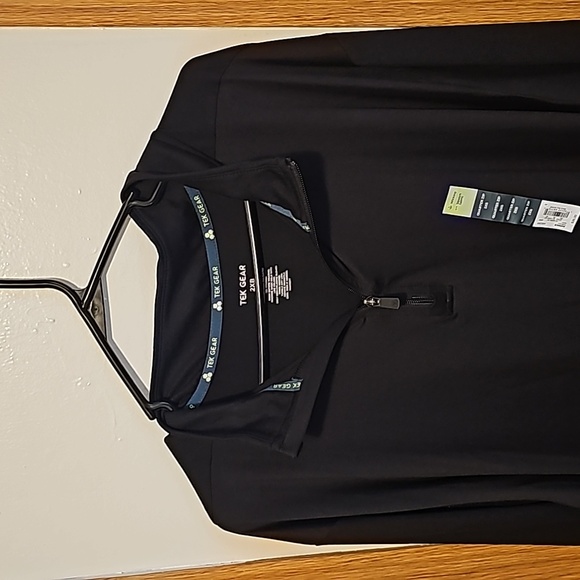 Tek Gear Black Quarter Zip Pullover NWT - Picture 3 of 6